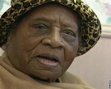 supercentenarian Gertrude Baines aged 114